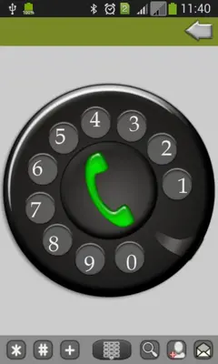 Old Phone Dialer HD android App screenshot 3